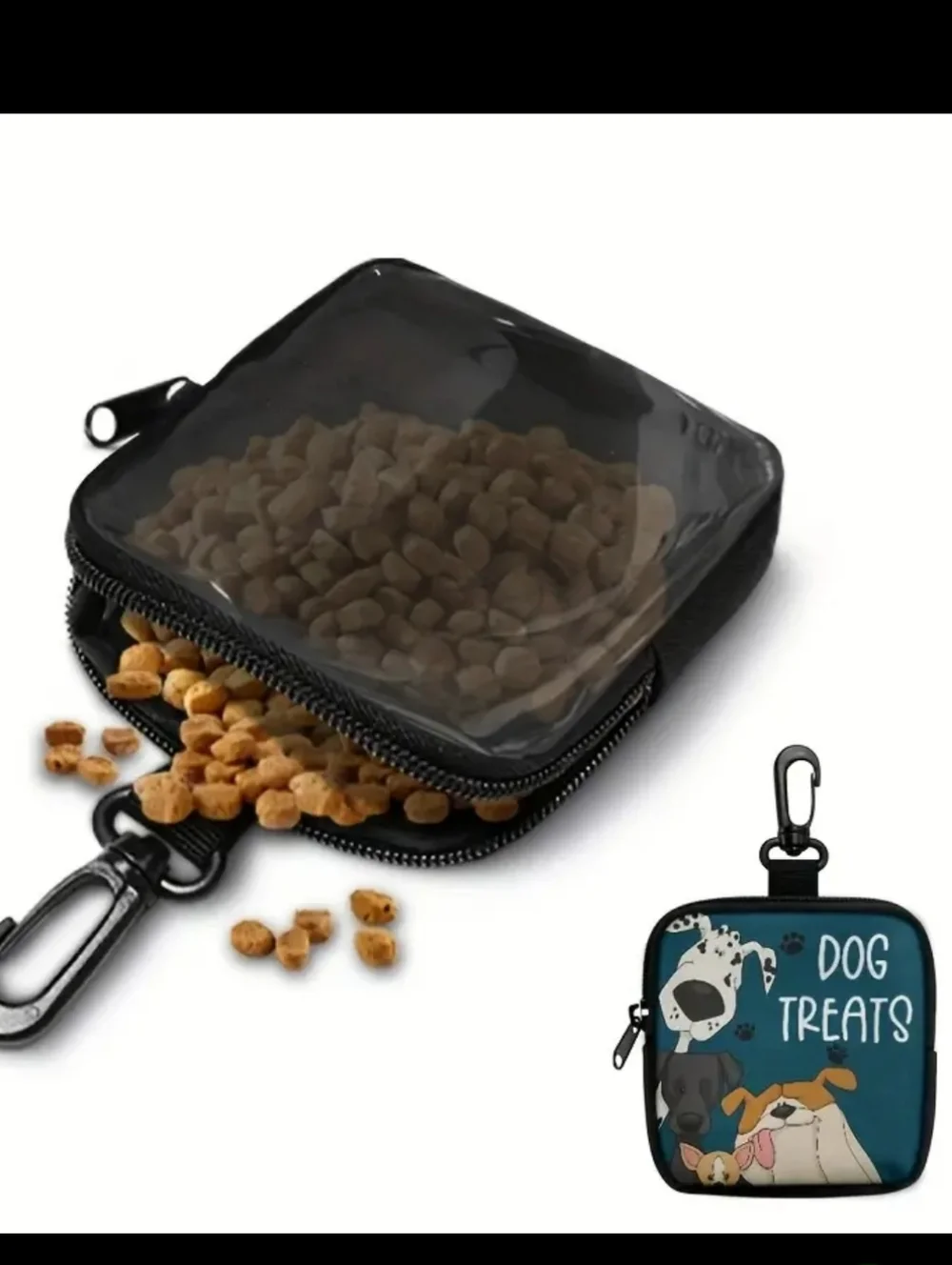 Dog Treat Pouch with Clip - New